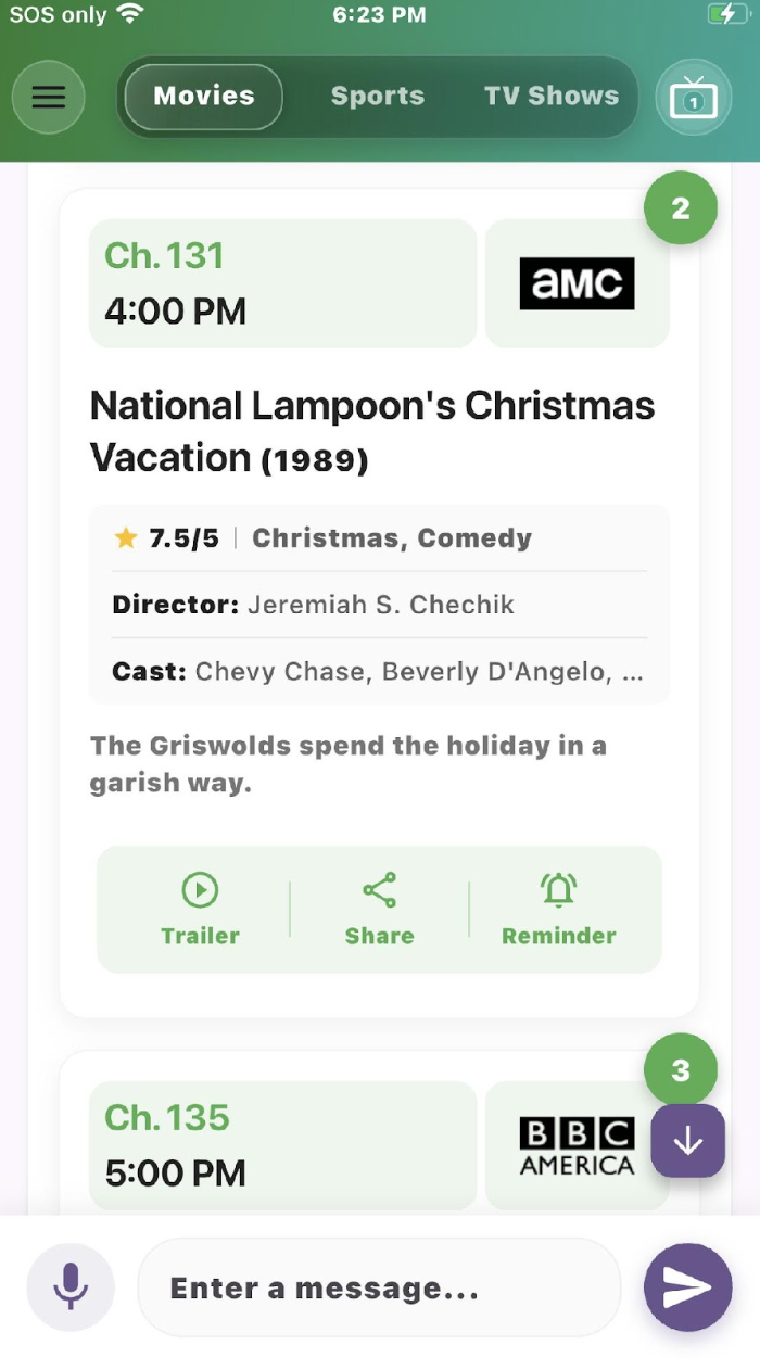 ShowScout Interaction